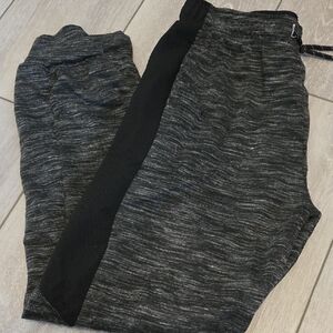 Game Time Black and Gray Kids Sweatpants